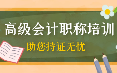 上海松江高级会计师培训班